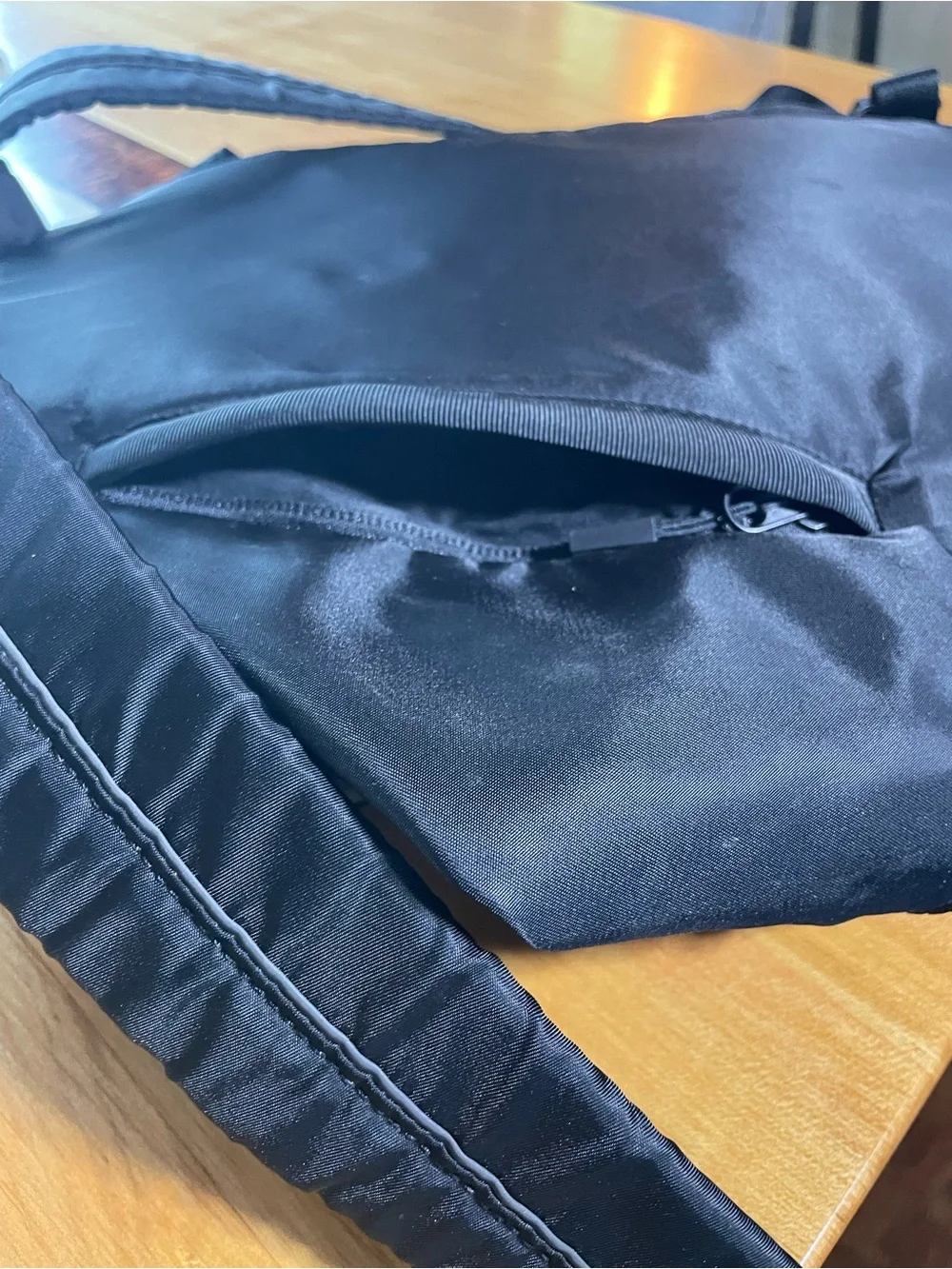 lululemon Go Lightly Rucksack Black Backpack with Front Buckle